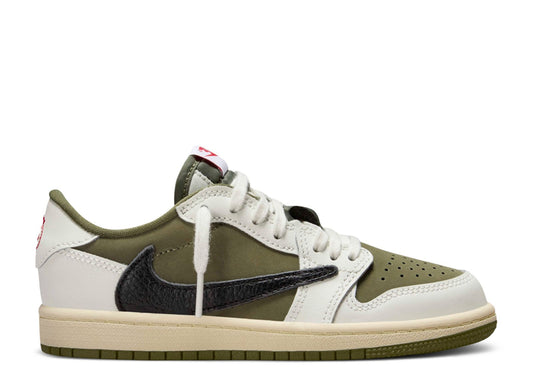 TRAVIS SCOT X AIR JORDAN 1 LOW OG SP  “ MEDIUM OLIVE " PS