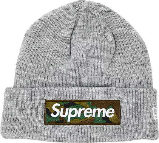 SUPREME X NEW ERA BOX LOGO BEANIE “ CAMO "