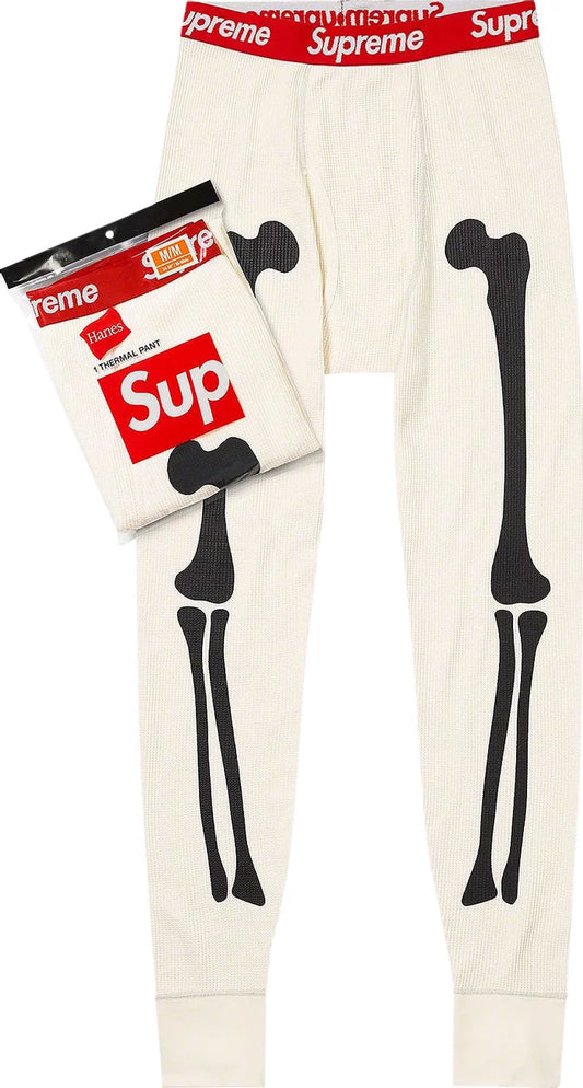 SUPREME X HANES BONES THERMAL PANT ( 1 PACK )