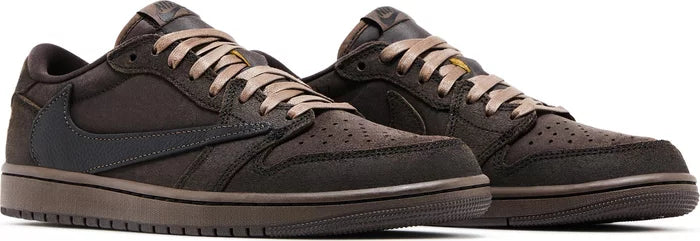 TRAVIS SCOTT X AIR JORDAN 1 LOW OG SP “ VELVET BROWN “